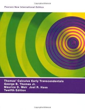 Bild des Verkufers fr Thomas' Calculus Early Transcendentals: Pearson New International Edition zum Verkauf von WeBuyBooks