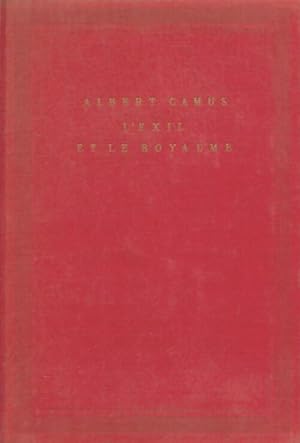 Image du vendeur pour L'exil et le royaume - Albert Camus mis en vente par Book Hmisphres