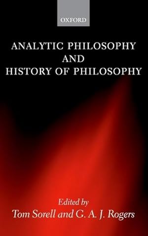 Bild des Verkufers fr Analytic Philosophy and History of Philosophy zum Verkauf von AHA-BUCH GmbH