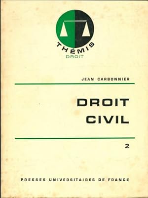 Droit civil Tome II : La famille - Jean Carbonnier