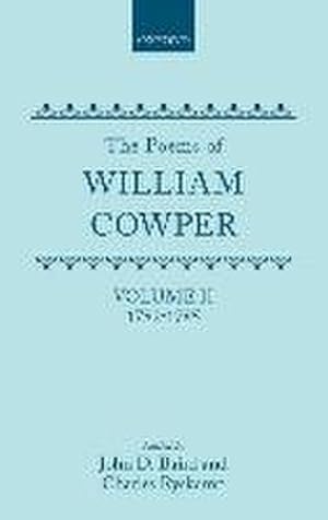 Seller image for The Poems of William Cowper : Volume II: 1782-1785 for sale by AHA-BUCH GmbH