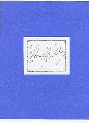 SIGNED BOOKPLATES/AUTOGRAPHS by author SIDNEY SHELDON