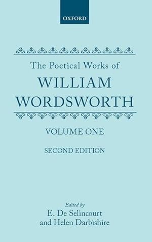 Seller image for The Poetical Works of William Wordsworth: Volume One for sale by AHA-BUCH GmbH
