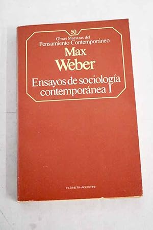Imagen del vendedor de Ensayos de sociología contemporánea a la venta por Alcaná Libros