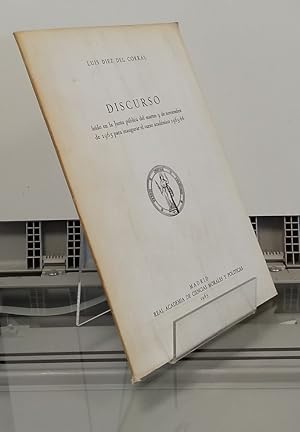 Seller image for Discurso: sobre el futuro de las relaciones entre Espaa y Europa for sale by Librera Dilogo
