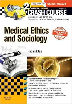Seller image for Crash Course Medical Ethics and Sociology Updated Print + eBook edition for sale by AHA-BUCH GmbH