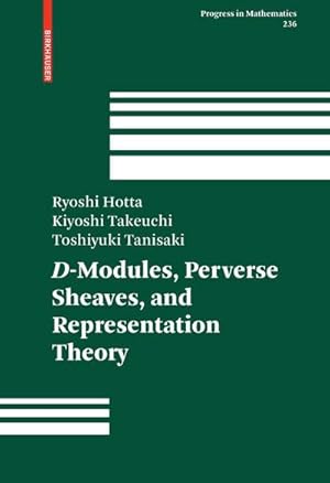 Imagen del vendedor de D-Modules, Perverse Sheaves, and Representation Theory a la venta por AHA-BUCH GmbH