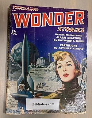 Bild des Verkufers fr Thrilling Wonder Stories August 1951 Vol. XXXVIII No. 3 zum Verkauf von biblioboy