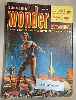 Image du vendeur pour Thrilling Wonder Stories August 1952 Vol. Xl No. 3 mis en vente par biblioboy