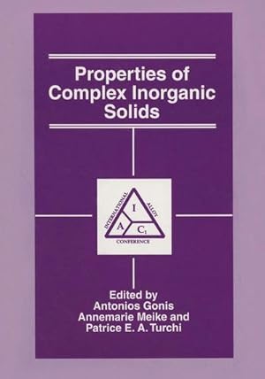 Immagine del venditore per Properties of Complex Inorganic Solids venduto da AHA-BUCH GmbH