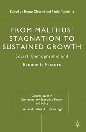 Immagine del venditore per From Malthus' Stagnation to Sustained Growth : Social, Demographic and Economic Factors venduto da AHA-BUCH GmbH