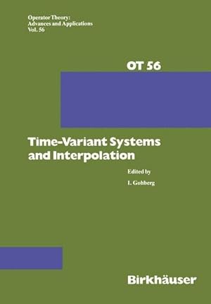 Bild des Verkufers fr Time-Variant Systems and Interpolation zum Verkauf von AHA-BUCH GmbH