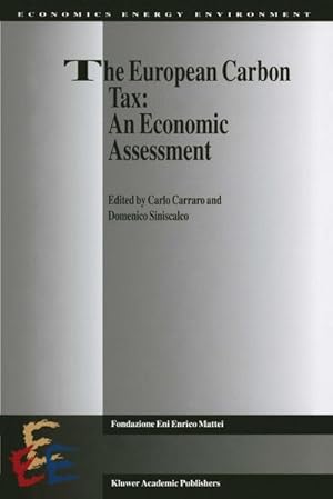 Bild des Verkufers fr The European Carbon Tax : An Economic Assessment zum Verkauf von AHA-BUCH GmbH