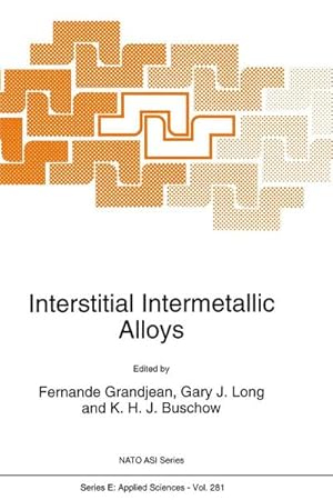 Image du vendeur pour Interstitial Intermetallic Alloys mis en vente par AHA-BUCH GmbH