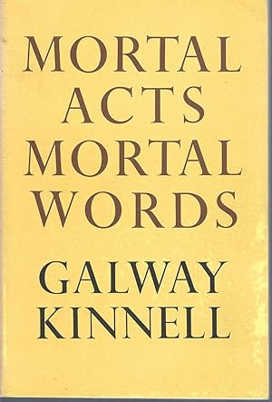 Seller image for Mortal Acts, Mortal Words for sale by BYTOWN BOOKERY