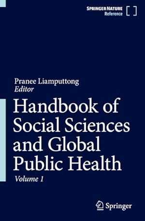 Bild des Verkufers fr Handbook of Social Sciences and Global Public Health zum Verkauf von AHA-BUCH GmbH