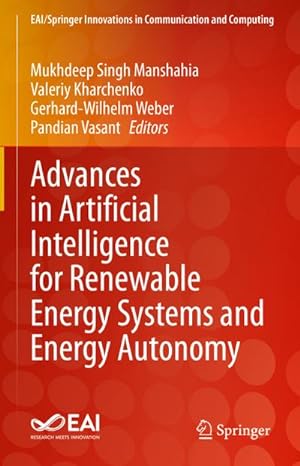 Imagen del vendedor de Advances in Artificial Intelligence for Renewable Energy Systems and Energy Autonomy a la venta por AHA-BUCH GmbH