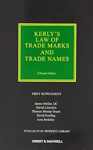 Seller image for Kerly's Law of Trade Marks and Trade Names (1st Supplement) for sale by WeBuyBooks