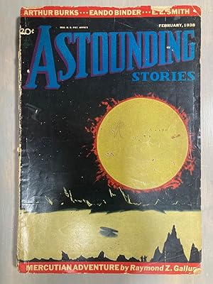 Bild des Verkufers fr Astounding Stories February 1938 Volume XX Number 6 ["Galactic Patrol"] zum Verkauf von biblioboy
