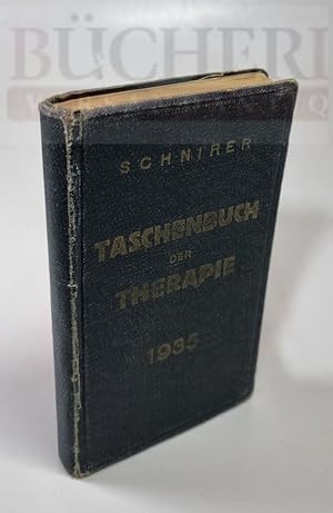 Seller image for Taschenbuch der Therapie for sale by Bcherberg Antiquariat