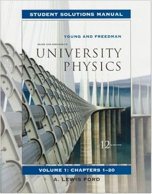 Seller image for Student Solutions Manual for University Physics Vol 1 for sale by WeBuyBooks