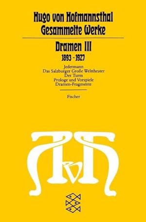 Bild des Verkufers fr Dramen III : (1893-1927) zum Verkauf von AHA-BUCH GmbH