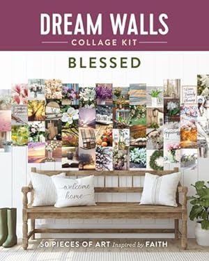 Bild des Verkufers fr Dream Walls Collage Kit: Blessed: 50 Pieces of Art Inspired by Faith zum Verkauf von AHA-BUCH GmbH