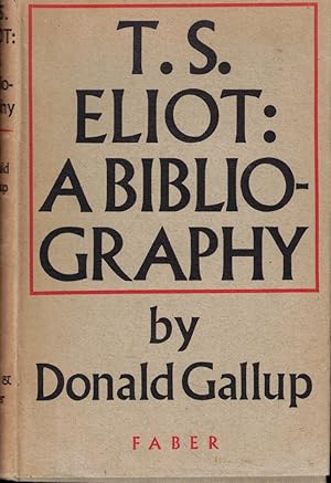 T.S. Eliot: A Bibliography