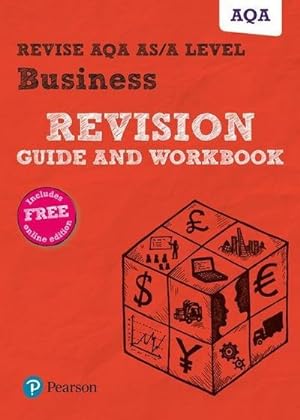 Bild des Verkufers fr Pearson REVISE AQA A level Business Revision Guide and Workbook inc online edition - 2023 and 2024 exams zum Verkauf von Smartbuy