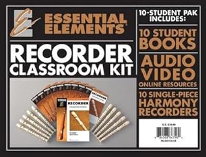 Bild des Verkufers fr Essential Elements for Recorder Classroom Kit: Includes 10 Student Books Online Audio and 10 Recorders zum Verkauf von AHA-BUCH GmbH