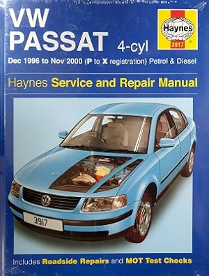 Bild des Verkufers fr VW Passat 4-cyl: Dec 1996 To Nov 2000 (P To X Registration) Petrol And Diesel zum Verkauf von Marlowes Books and Music