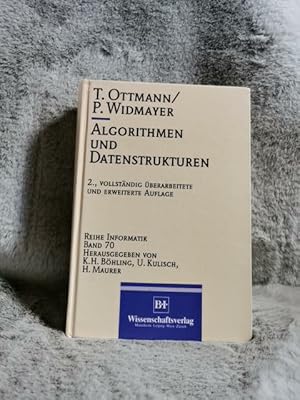 Bild des Verkufers fr Algorithmen und Datenstrukturen. von Thomas Ottmann und Peter Widmayer / Reihe Informatik ; Bd. 70 zum Verkauf von TschaunersWelt