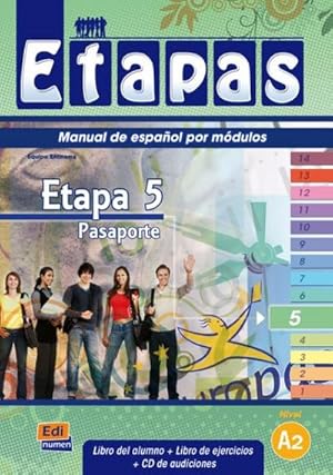 Bild des Verkufers fr Etapas Level 5 Pasaporte - Libro del Alumno/Ejercicios + CD zum Verkauf von Smartbuy