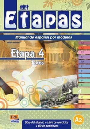 Bild des Verkufers fr Etapas Level 4 Fotos - Libro del Alumno/Ejercicios + CD zum Verkauf von Smartbuy