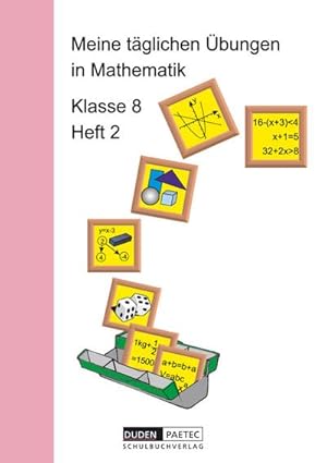 Image du vendeur pour Meine tglichen bungen in Mathematik - 8. Schuljahr. H.2 : Arbeitsheft 2 mis en vente par Smartbuy