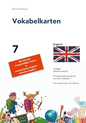 Bild des Verkufers fr Vokabelkarten 7 : Englisch - 7. Klasse Mittelschule Bayern zum Verkauf von Smartbuy