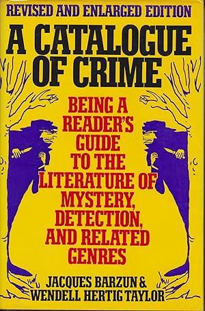 Imagen del vendedor de A Catalogue of Crime - Revised & Enlarged Edition a la venta por Robinson Street Books, IOBA
