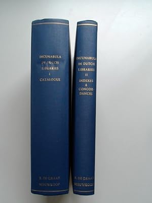 Incunabula in Dutch Libraries (complete in 2 volumes). A census of fifteenth-century printed book...