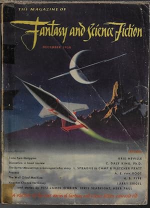 Imagen del vendedor de The Magazine of FANTASY AND SCIENCE FICTION (F&SF): December, Dec. 1950 a la venta por Books from the Crypt
