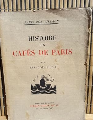 Historie des Cafés de París