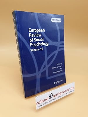 Bild des Verkufers fr European Review of Social Psychology ; Volume 19 zum Verkauf von Roland Antiquariat UG haftungsbeschrnkt