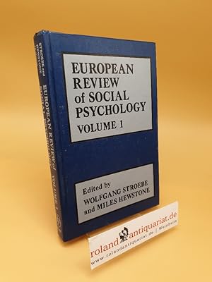 Bild des Verkufers fr European Review of Social Psychology ; Volume 1 zum Verkauf von Roland Antiquariat UG haftungsbeschrnkt