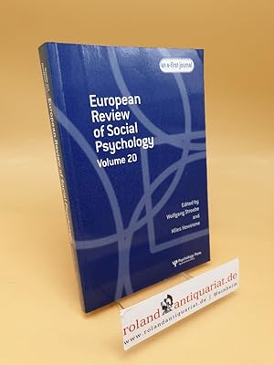 European Review of Social Psychology ; Volume 20