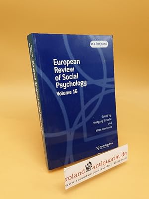 European Review of Social Psychology ; Volume 16