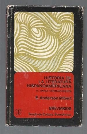 Bild des Verkufers fr HISTORIA DE LA LITERATURA HISPANOAMERICANA II: EPOCA CONTEMPORANEA zum Verkauf von Desvn del Libro / Desvan del Libro, SL