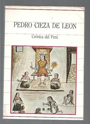 Imagen del vendedor de CRONICA DEL PERU a la venta por Desván del Libro / Desvan del Libro, SL