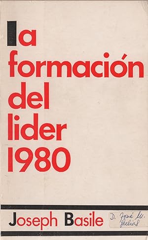 Seller image for La formacin del lder 1980 . for sale by Librera Astarloa