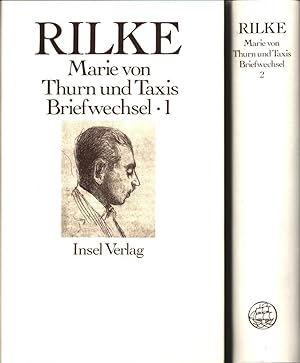 Seller image for Rainer Maria Rilke und Marie von Thurn und Taxis Briefwechsel. (Neuausgabe der 1951 im Max Niehans Verlag AG, Zrich, und im Insel Verlag Wiesbaden erschienenen Ausgabe. Besorgt durch Ernst Zinn. Mit einem Geleitwort von Rudolf Kassner. 1. Aufl. dieser Ausgabe). 2 Bde. (= komplett). for sale by Antiquariat Reinhold Pabel