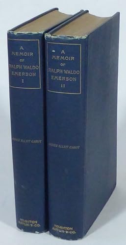 Imagen del vendedor de A Memoir of Ralph Waldo Emerson. In Two Volumes. I-II. a la venta por Patrik Andersson, Antikvariat.