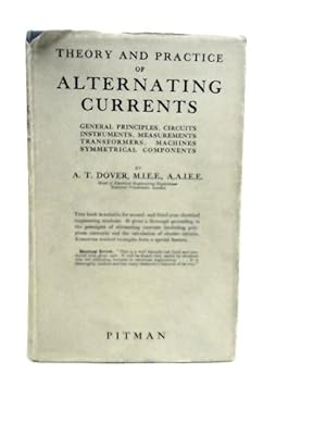 Imagen del vendedor de Theory and Practice of Alternating Currents a la venta por World of Rare Books